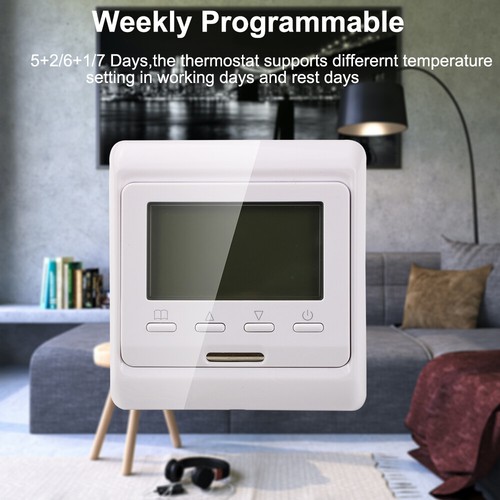 3A / 16A LCD Digital WIFI Thermostat Raumthermostat FußBodenheizung Weiß - Bild 12 von 22