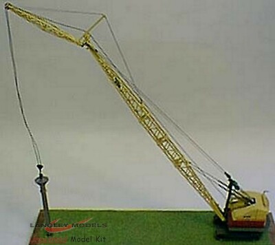 Ruston Bucyrus 22RB Kran Fly Jib Ext RW2e UNBEMALT OO Maßstab Langley Modelle Kit