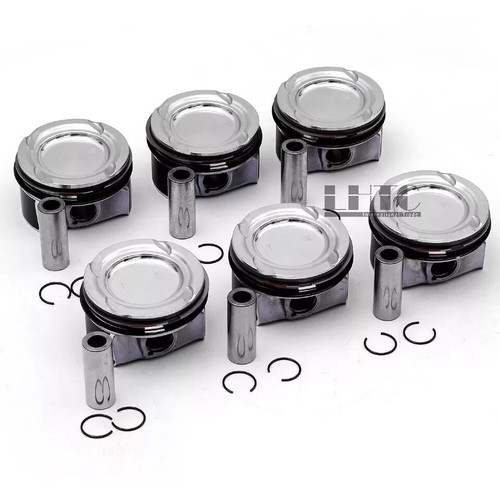 6x Pistons With Rings Set MAHLE for Mercedes-Benz X290 W167 C167 W222 M256 3.0 T - Picture 2 of 5