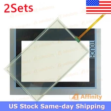 2 Sets New 6AV2124-0GC01-0AX0 Touch Screen Panel with Overlay For TP700
