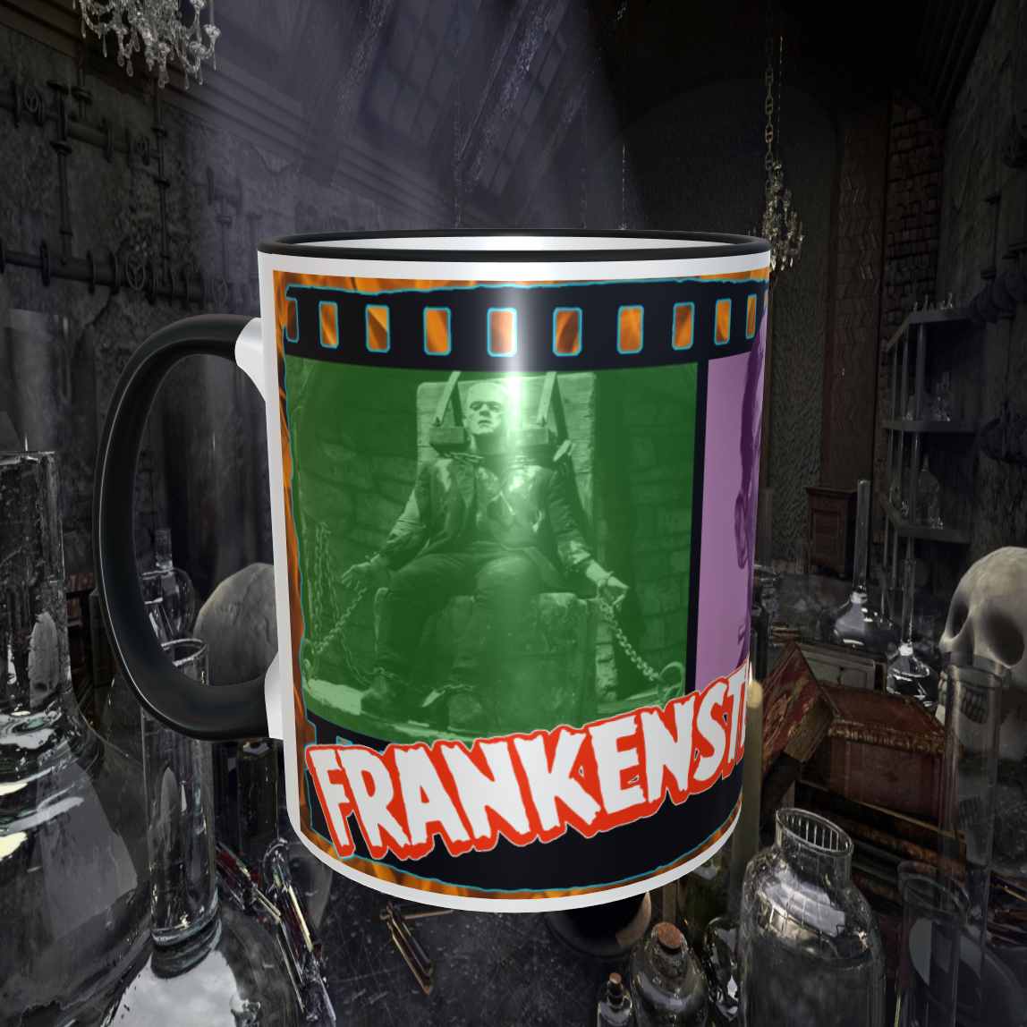 Frankenstein 11oz Dishwasher Safe Coffee Mug - Novelty Gift