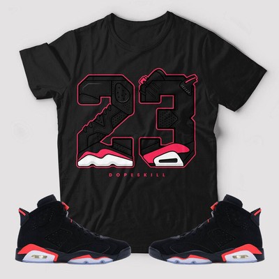 Match Jordan 6 ''Infrared'' T-Shirt | eBay
