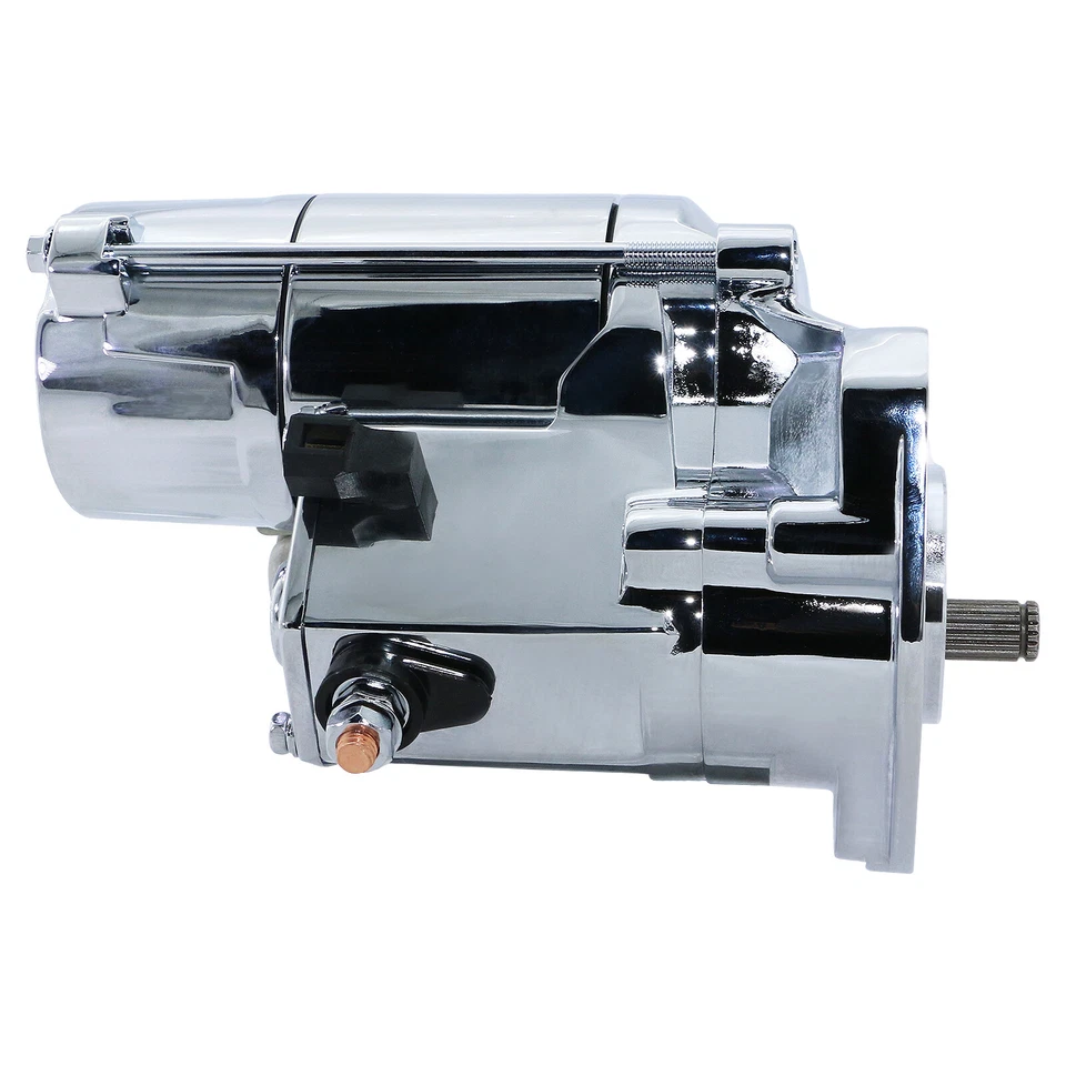 New Starter For Harley Davidson 1340cc 1450cc 1989-Up Chrome 2.7HP High Torque - Imagem 3 de 4