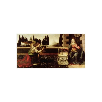 Poster / Tableau Sur Toile La Dame à L'hermine - Leonardo Da Vinci - DìMò ART (neuf)