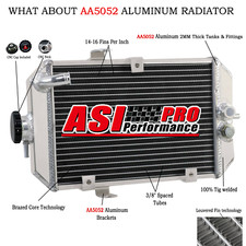 Aluminium Radiateur Pour Yamaha Raptor 660R YFM660R 2001-2005 ATV 2005 2004 2002