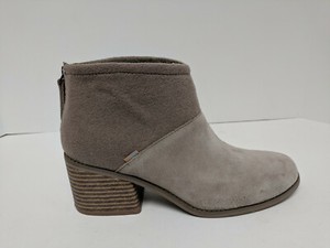 desert taupe suede and felt women's lacy booties