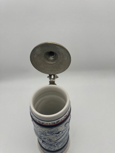 1981 Avon Lidded Ceramic Beer Stein Aviation History Planes 181201 - Picture 7 of 9