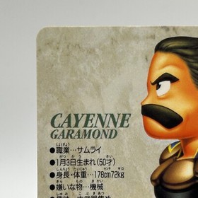 Cayenne Garamo 55 Final Fantasy VI Card TCG  Games Famicom Collection Japan 1995