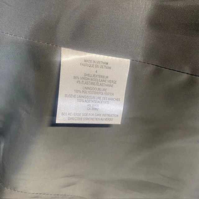 Blazer abierto gris THEORY Lanai para mujer 4 ropa profesional oficina Foto 3 de 4