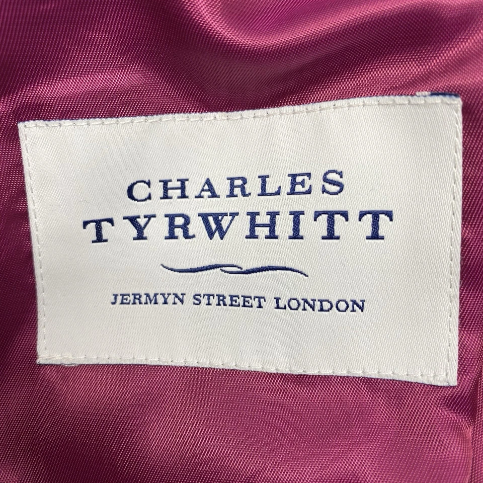 Blazer Charles Tyrwhitt Calce Ajustado Para Hombre 42R Lana Negro Abrigo Deportivo Traje Chaqueta Foto 3 de 4