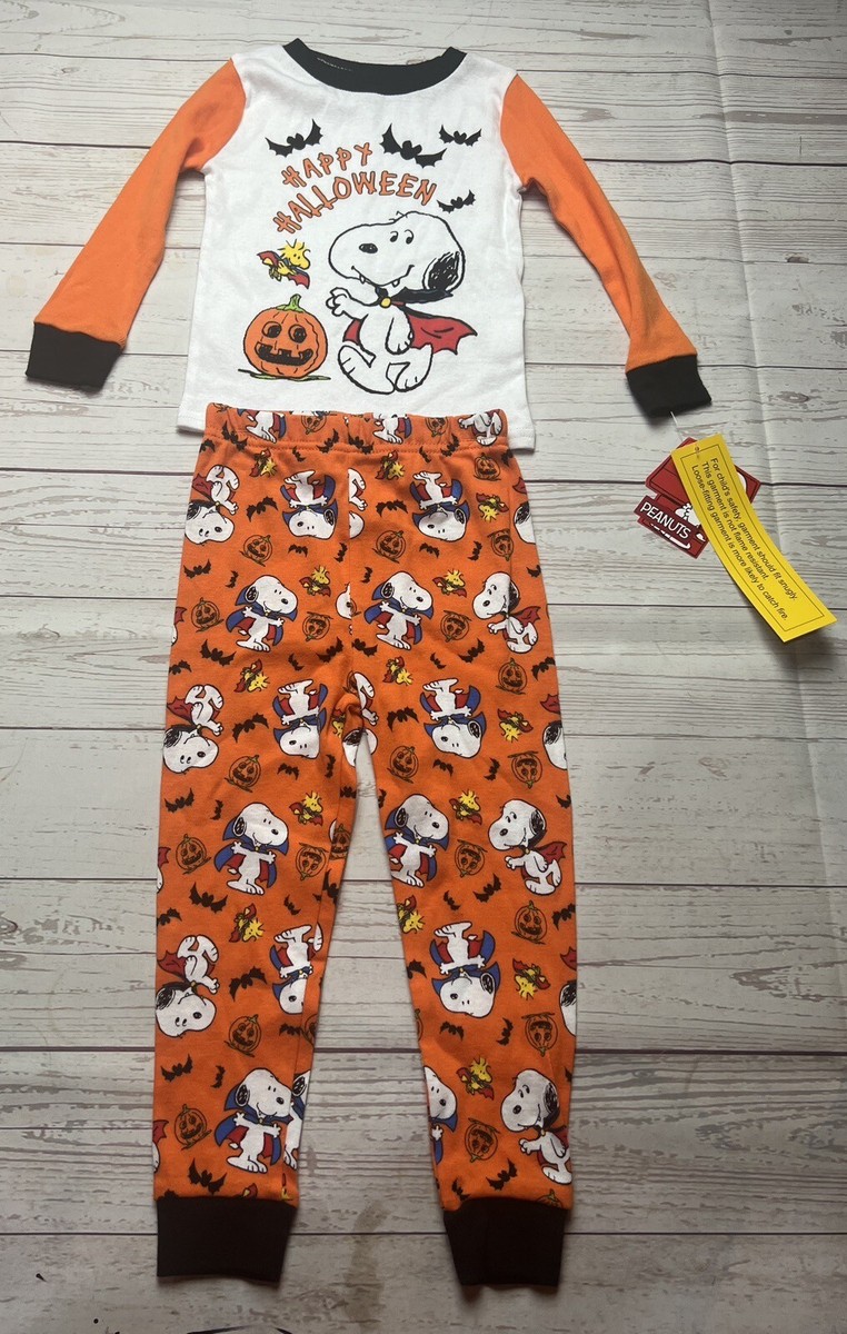 Peanuts Halloween Snoopy Kids Pajamas Peanuts Boys' Happy