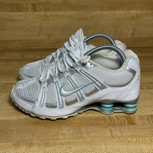 2009 Nike Shox Turbo Women's Running Shoes White Teal Size 8 347522-112 |  eBay