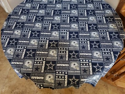 ZEN CREATIVE DESIGNS Dallas Cowboys Football Sports Team Tablecloth Party Table Decor Tailgate