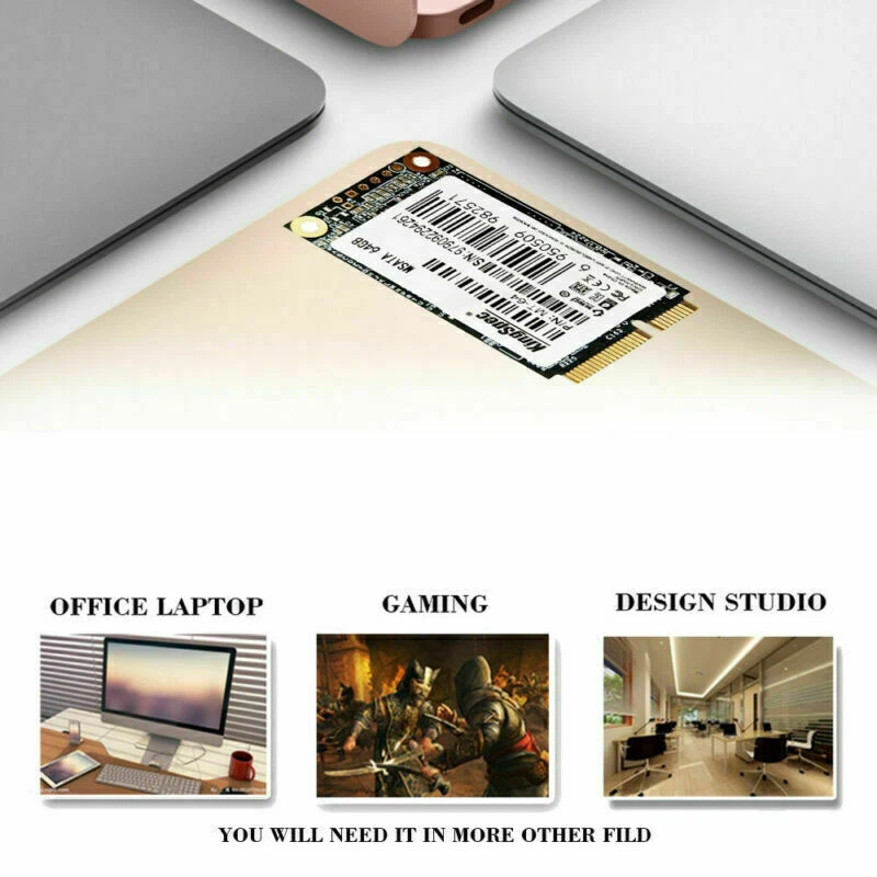 KingSpec 128G 256G 512GB 1TB mSATA MINI SATAIII 3D NAND SSD für LENOVO DELL ASUS - Bild 3 von 4