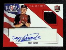 2015 Tony Jacob Panini USA Baseball Rookie Auto Jersey 71/98