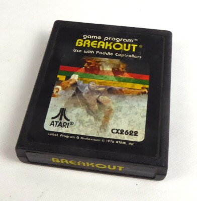 Atari 2600 Spiel -- BREAKOUT (Picture Label) -- Game VCS