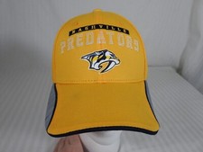NEW W/O TAGS. NHL Nashville Predators YOUTH Snapback Adjustable Cap. Yellow.