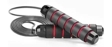 Arctic Eagle 9.8 Ft Adjustable Tangle Free Speed Jump Rope Black/Red BRAND NEW