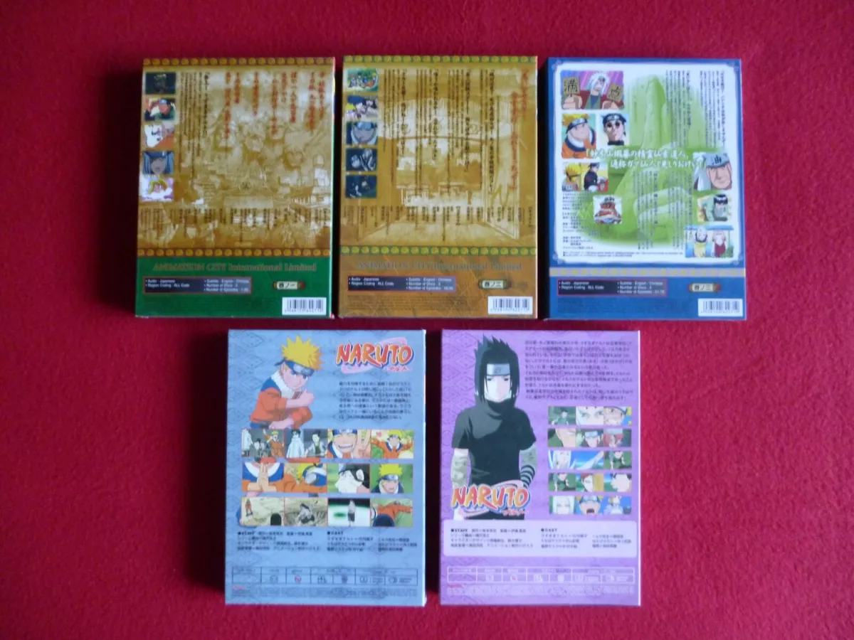 DVD Naruto Shippuden - Box 1 - 5 Discos