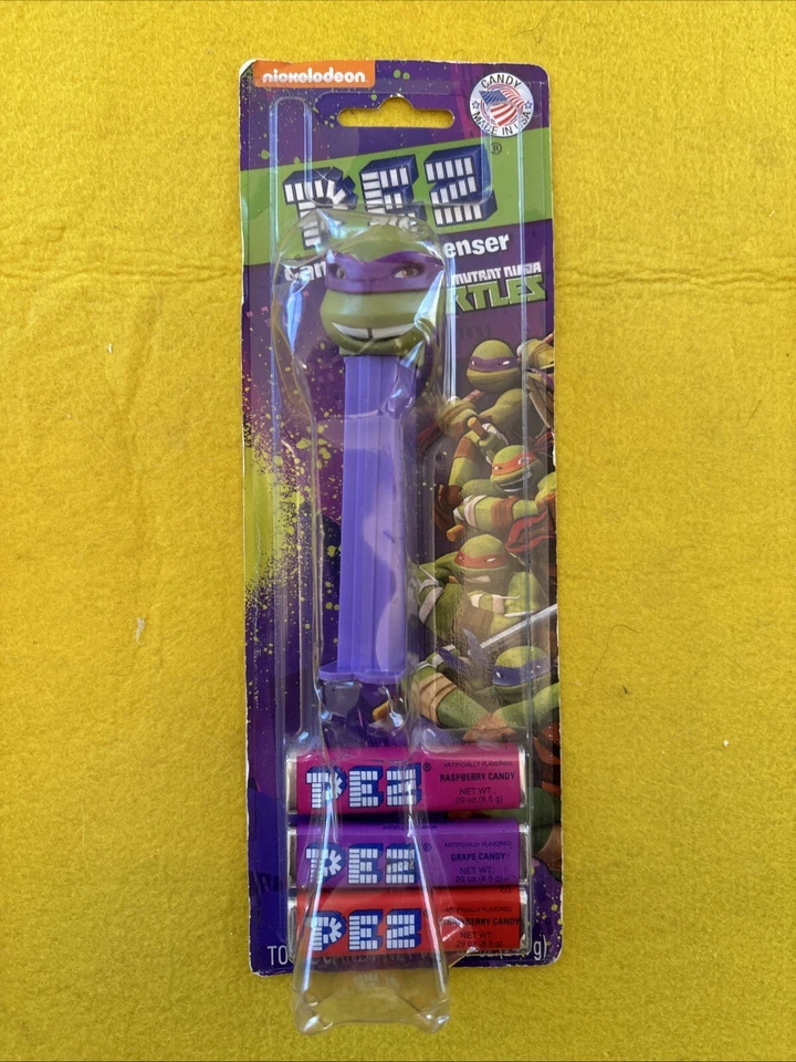 НАБОР PEZ 2014 TMNT Teenage Mutant Ninja Turtles - ЛОТ ИЗ 3 Donnie Leo Raph - Изображение 4 из 4