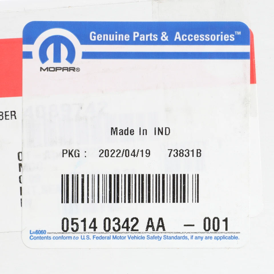 94-02 Dodge Ram 2500 3500 DIESEL CUMMINS BOMBA DE VACÍO KIT DE SELLADO FABRICANTE DE EQUIPOS ORIGINALES NUEVO MOPAR Foto 3 de 3