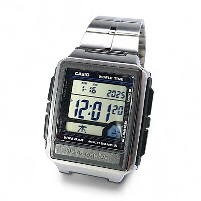 CASIO WV-59RD-1AJF WAVE CEPTOR Radio Clock Super Illuminator Type  Men's Watch