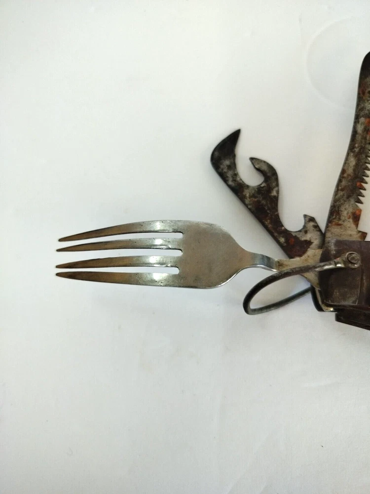 Multi-Tool Camping Camper Knife Survival Stainless Steel Vintage Boy Scout