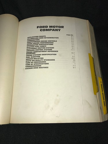Motor Truck Engine Tune Up & Electronics Manual 1983 - 1987 - Picture 7 of 9