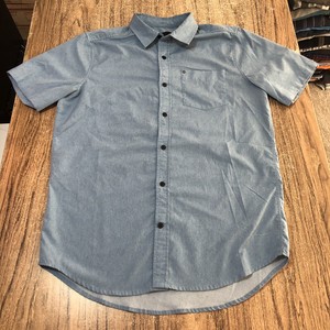 hurley dri fit button down