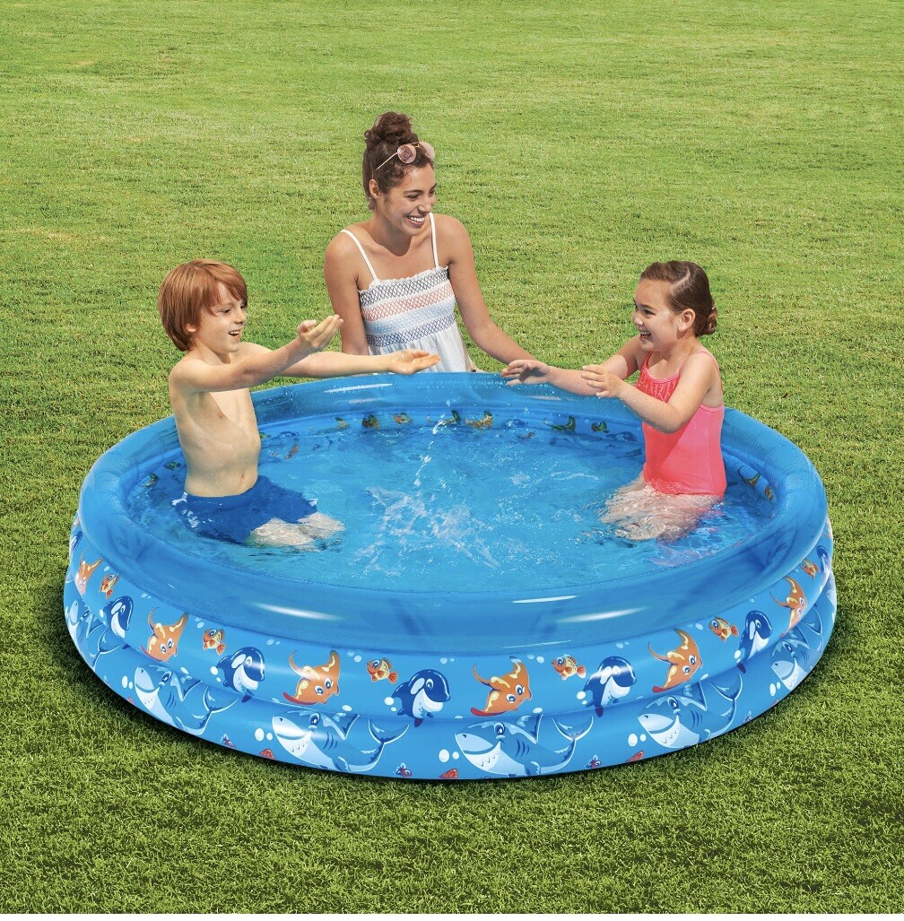 3 ring inflatable pool