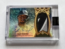 2022 Topps Dynasty Eloy Jimenez Game Used Patch Auto 4/5 DAP-EJ1