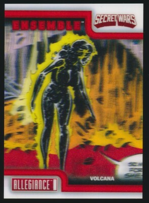 E-18 VOLCANA Upper Deck Marvel Allegiance Secret Wars ENSEMBLE LENTICULAR