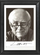 Loriot Vicco From Bülow Autograph With Picture Frame Ödipussi Pappa Ante Portas