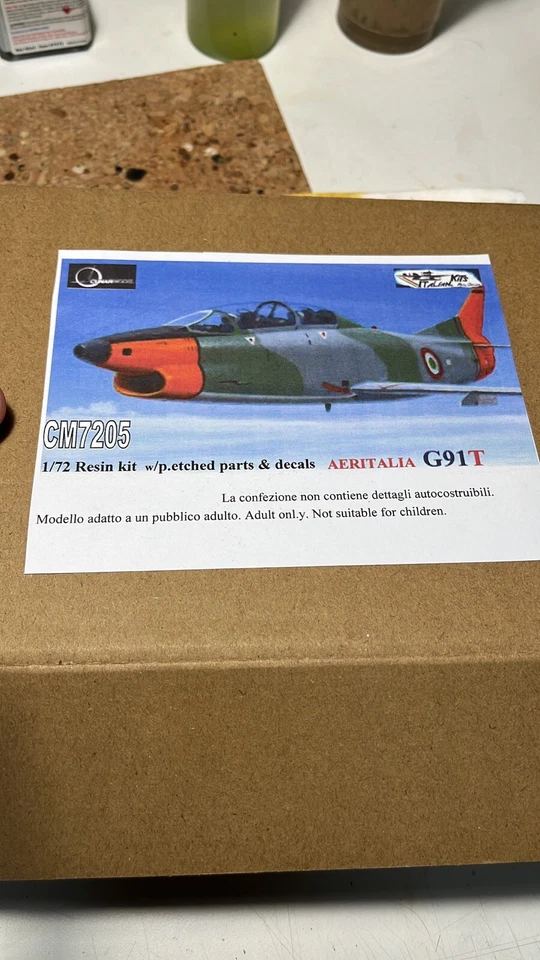 fiat g91t. in 1:72 with superdetail kit (photoetched parts) - Immagine 3 di 4