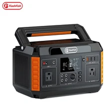Flashfish P60 Solar Power Generator 560w 520wh 1100w-Peak AC110v Pure Sine Wave