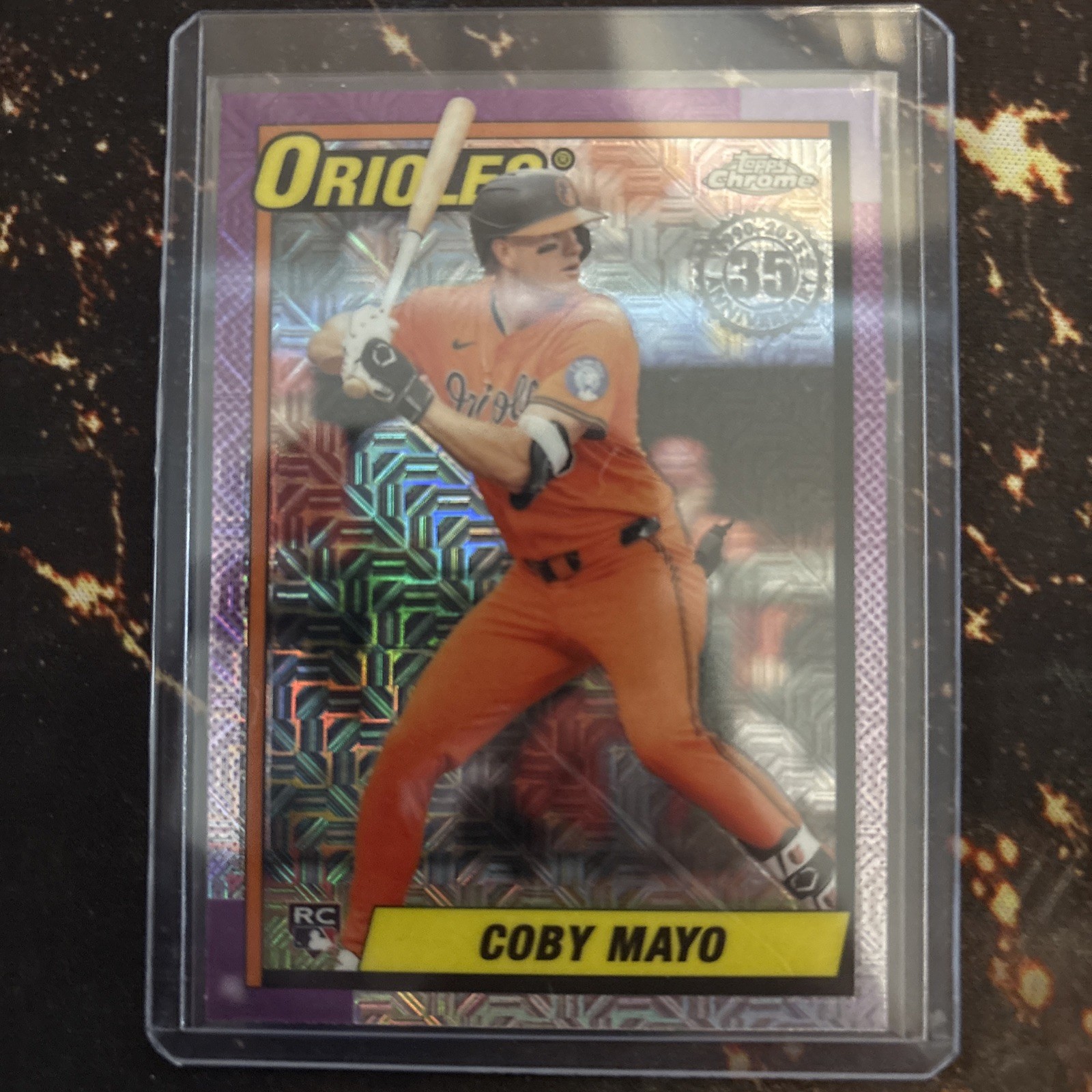2025 Topps Update Series - 1990 Topps Chrome Silver Pack Coby Mayo #U90C-51 RC