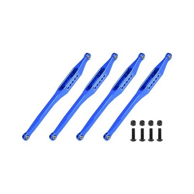 GPM Racing Aluminum 7075-T6 Lower Link Bar Set Blue for Losi 1/8 LMT