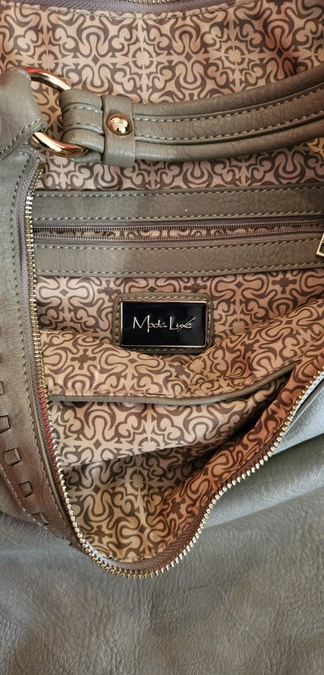 Bolso Hobo Marrón Moda Luxe con Flecos Foto 4 de 4