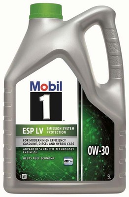 Mobil 1 ESP LV 0W-30 Motoröl 5 Liter VOLVO 95200377 BMW Longlife 12 FE MB 227.61