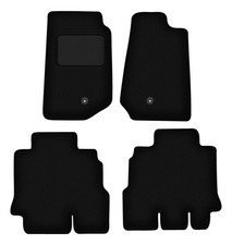 Fußmatten Automatten Velours Schwarz für Jeep Wrangler III JK 2006-2017 4-tlg