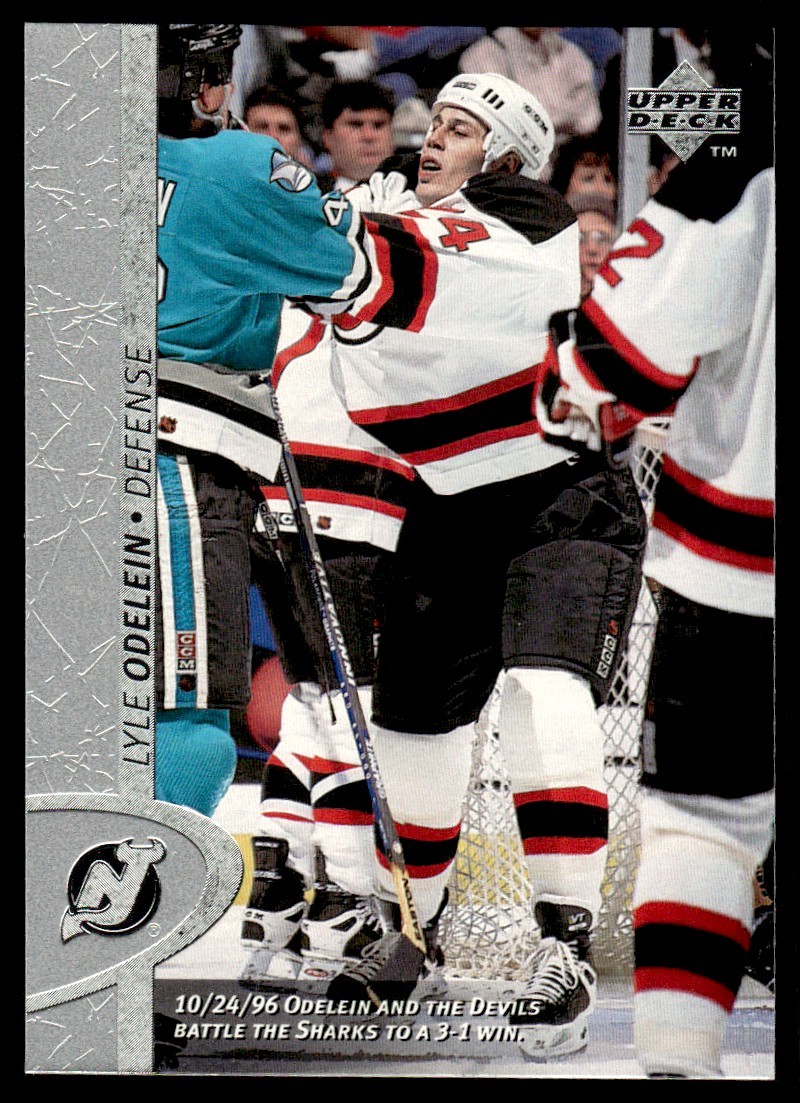 1996-97 Upper Deck Lyle Odelein New Jersey Devils #289