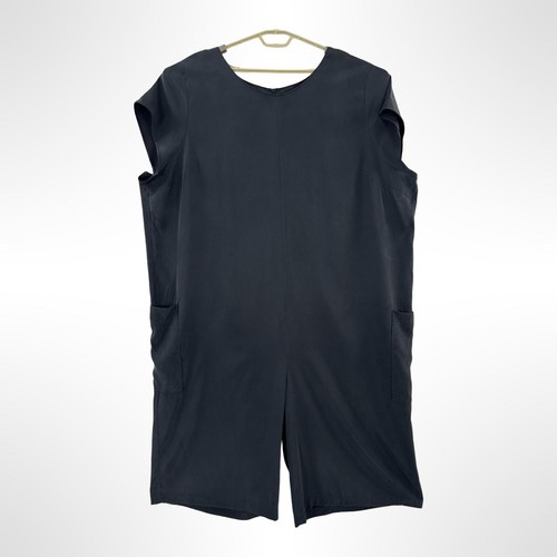 NEW Universal Standard For J.Crew Jumpsuit Womens 4X Black Wide Leg One Piece