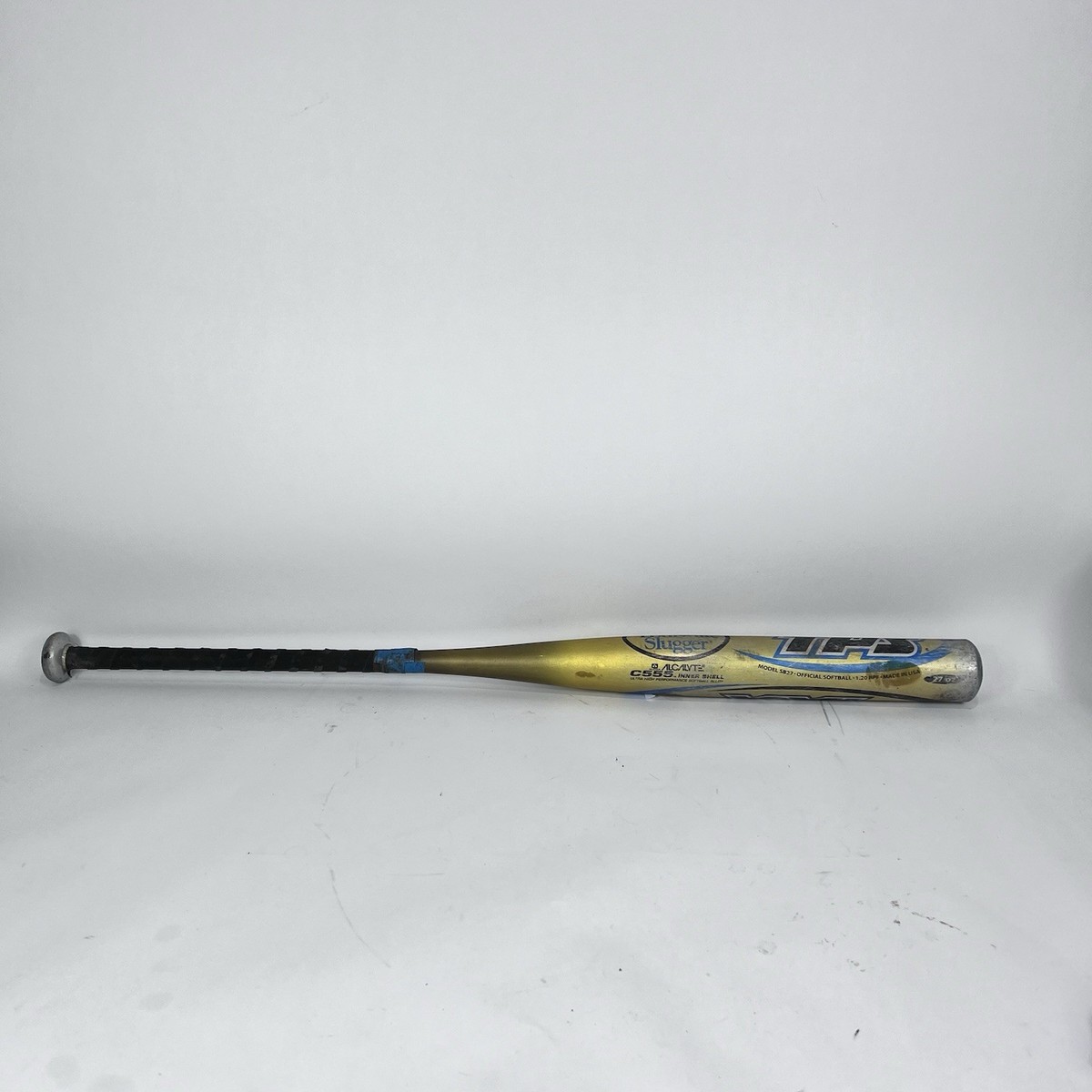 Batte De Softball Louisville Slugger SB27 TPS XXL Alcalyte C555 – 34 Po, 26 Oz, Alliage Doré, état Occasion