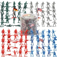 Liberty Imports 200 PCS Army Men Toy Soldiers Military Action Figures Bucket ...