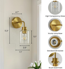 Battery Operated Wall Sconce Set of Two - Dimmable Wireless Sconces Set of 2 ...