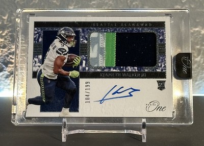 2022 Panini One Kenneth Walker III Rookie Card Autograph 104/199 #14