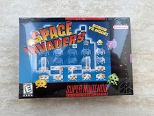 Super Nintendo Space Invaders NTSC Sealed - SNES Neu No VGA Wata Pixel