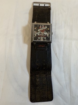 Ed Hardy Tattoo Warrior Love Kills Slowly Mens Quartz Watch “needs