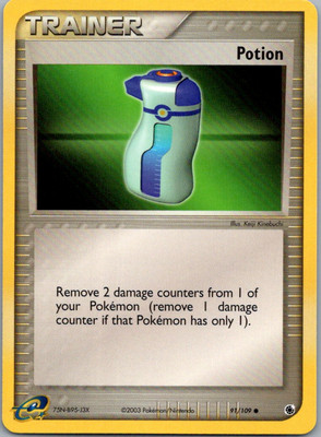 Pokemon Potion Ruby and Sapphire 91/109 Near Mint NM