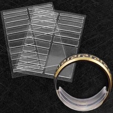 Invisible Ring Size Adjuster Transparent Rubber Reducer for Loose Rings
